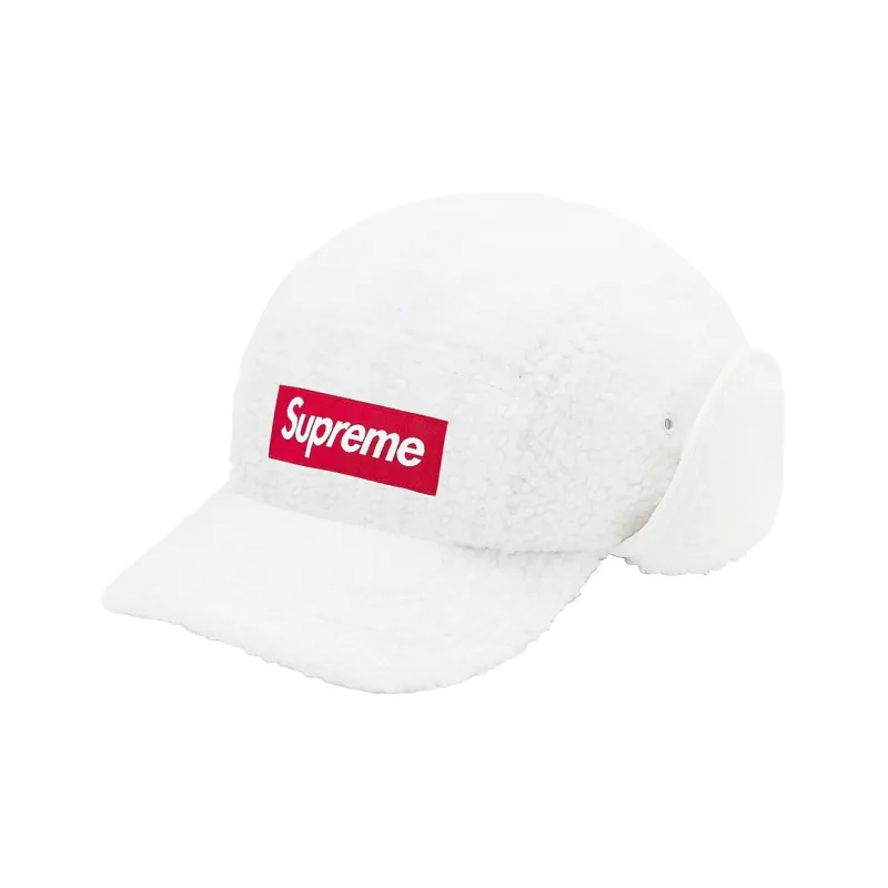 Supreme Deep Pile Earflap Camp Cap-0