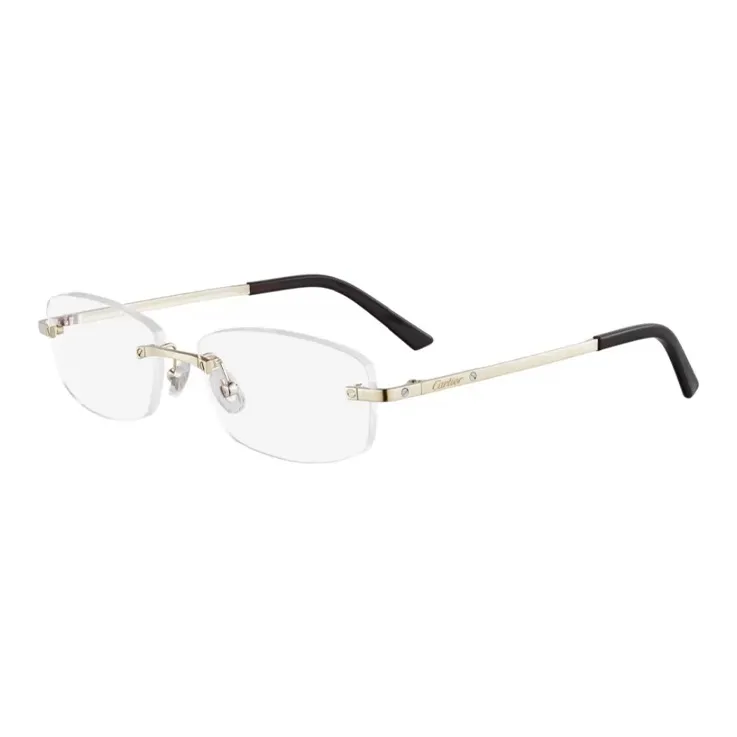 Cartier Rimless Rectangular Glasses-0