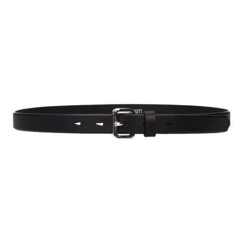 Neil Barrett Leather Belts Unisex Black