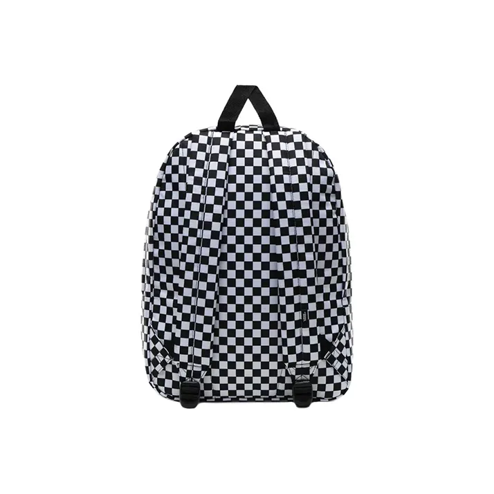 Vans Polyester Backpack Regular Unisex Black White-1