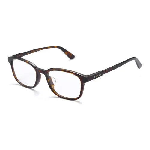 GUCCI Eyeglass Frames Women's Olive Brown