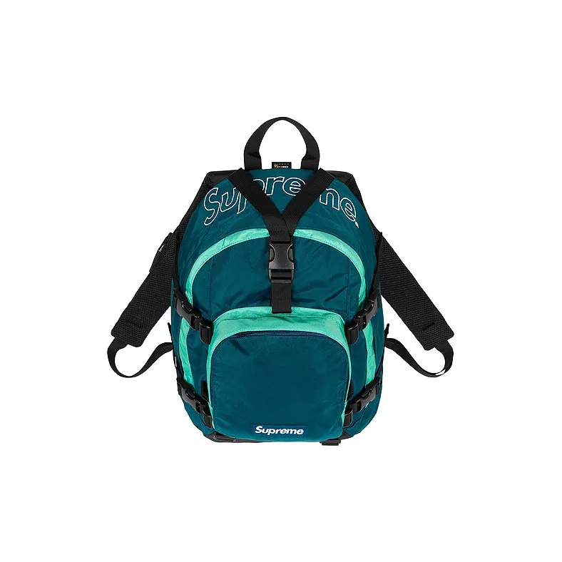 Supreme FW19 Nylon Travel Bag Backpack Regular Unisex Green-2