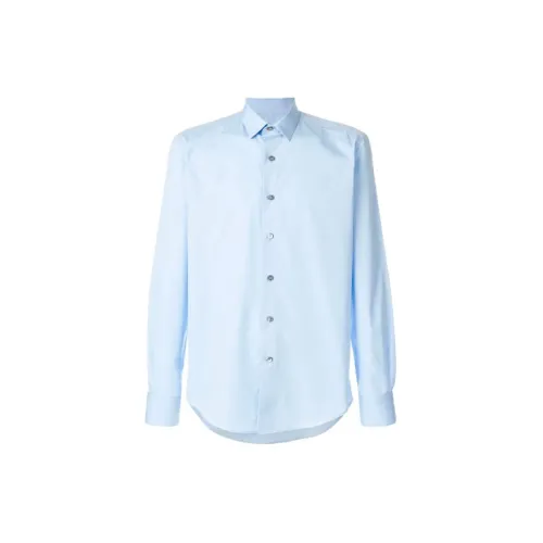 Lanvin Shirts Men Blue