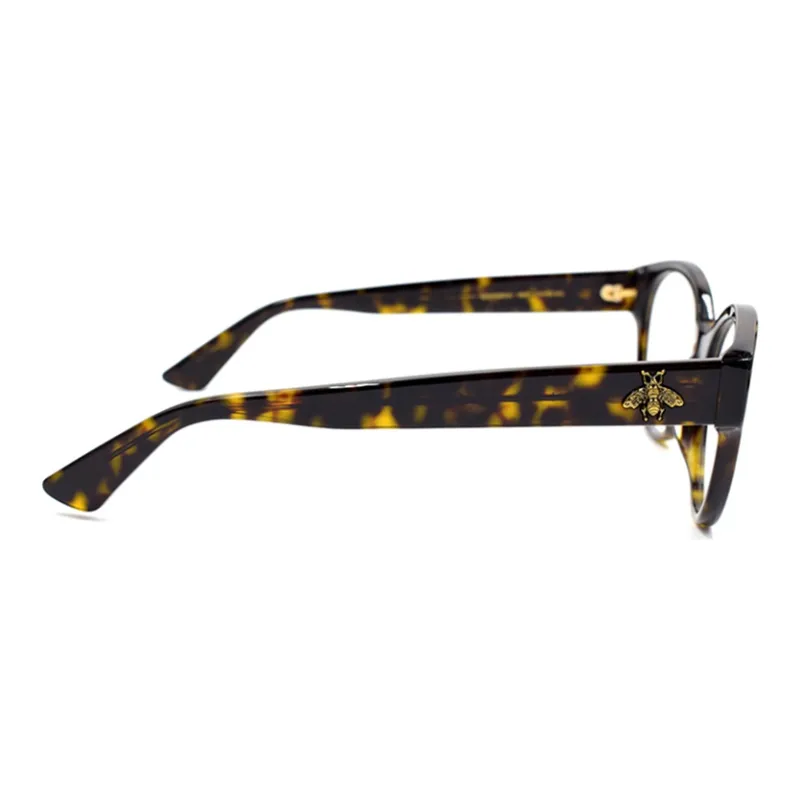 GUCCI Tortoiseshell Round-frame Glasses-3