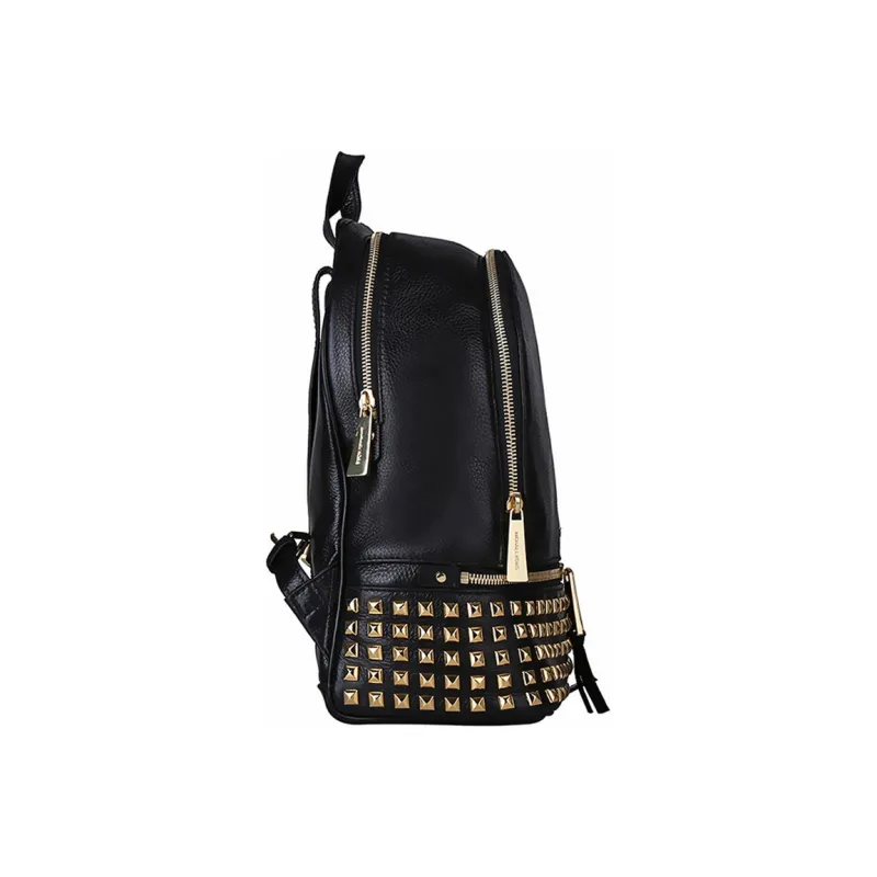 MICHAEL KORS Cow Leather Backpack Medium Size Women's Black-2