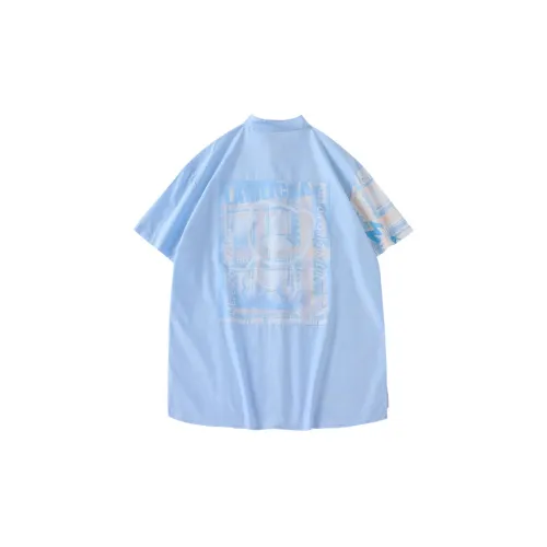 LAMLICKA Shirts Unisex Blue