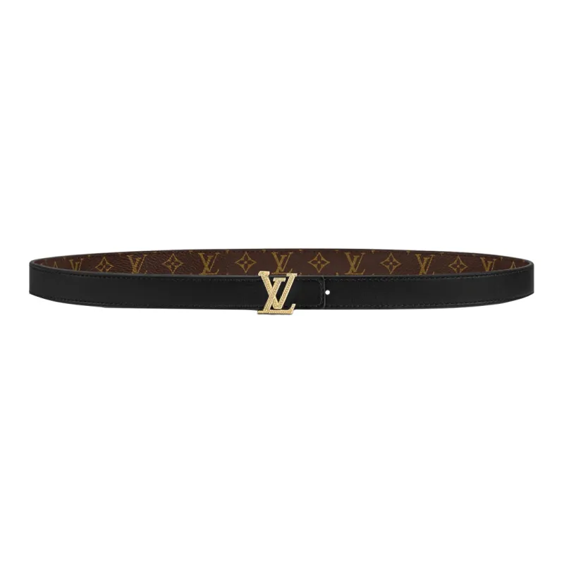 LOUIS VUITTON ICONIC LV ICONIC PRECIOUS 2cm Monogram Double Sided Belt Women's Brown-2