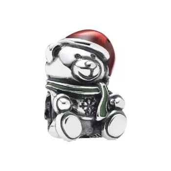 Pandora 925 Sterling Silver Beads Unisex Red