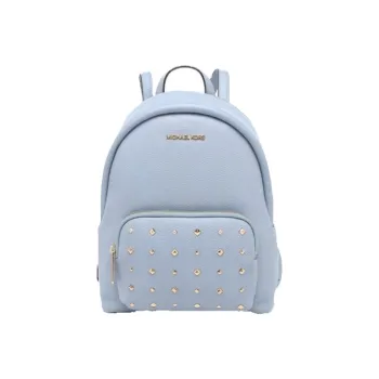 MICHAEL KORS Erin Leather Backpack Medium Size Women's Haze Blue