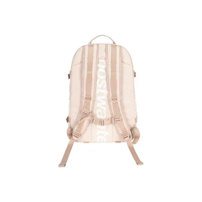 MostwantedLab Polyester Backpack Large Size Unisex Ecru-2