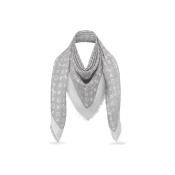 LOUIS VUITTON Silk wool Blend Knit Scarves Women's
