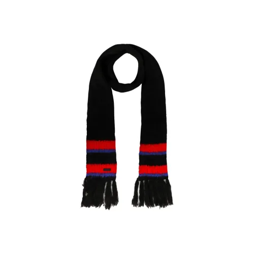 SAINT LAURENT Knit Scarves Men Black