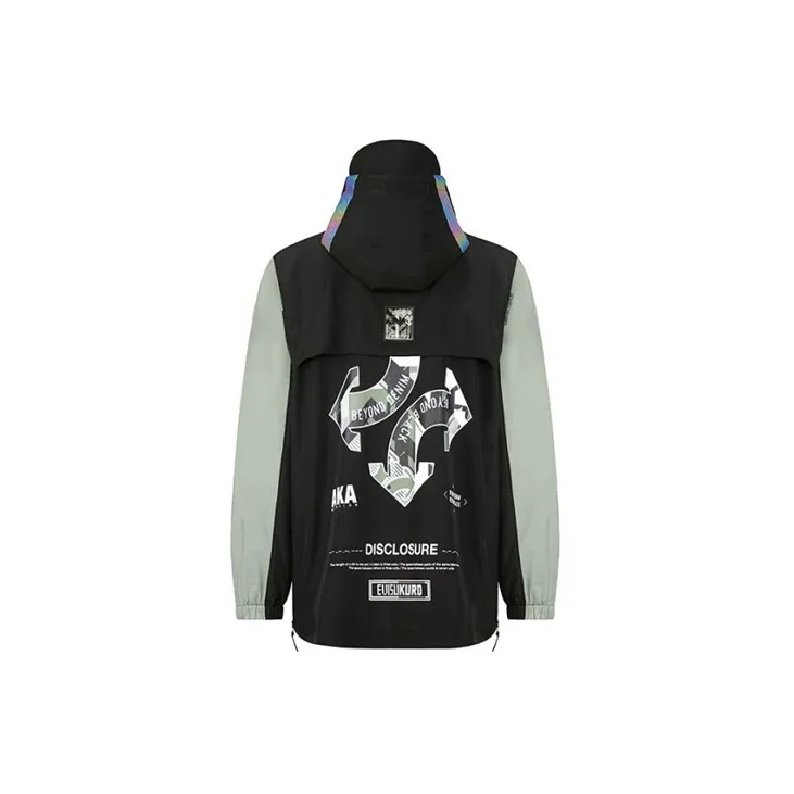 EVISU SS20 Jacket Men's Black/Deep Grass Green-1