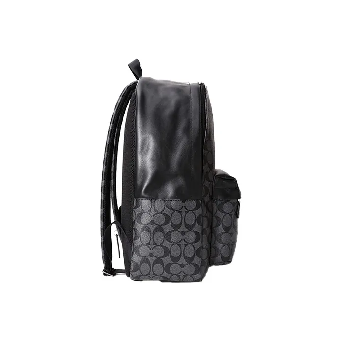 COACH Charles PVC Backpack Large Size Women's Advanced Gray-2