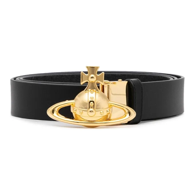 Vivienne Westwood Leather Belts Unisex Black -0