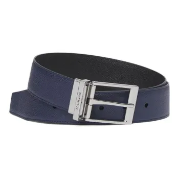 Burberry Reversible Grainy Leather Belt