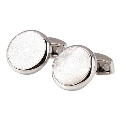 MUSTKOO Cufflinks Unisex Mother Of Pearl-0