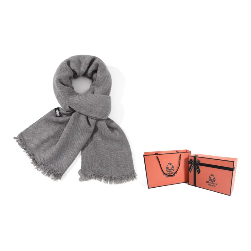 GENANX Knit Scarves Unisex-11