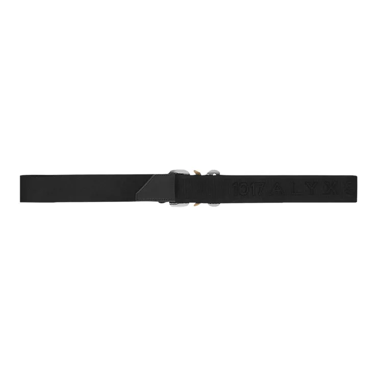 1017 ALYX 9SM Leather Belts Unisex Black-1