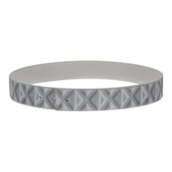 DIOR CD Diamond Leather Belts Men Gray
