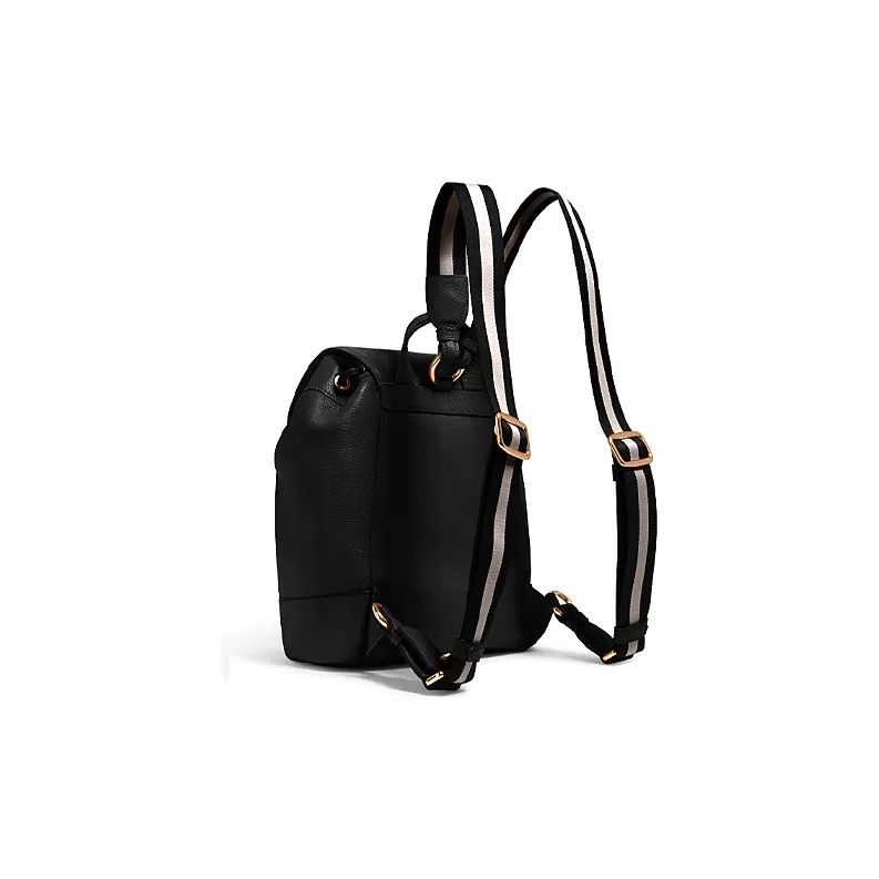COACH Jes Leather Backpack Medium Size Women's Black-1