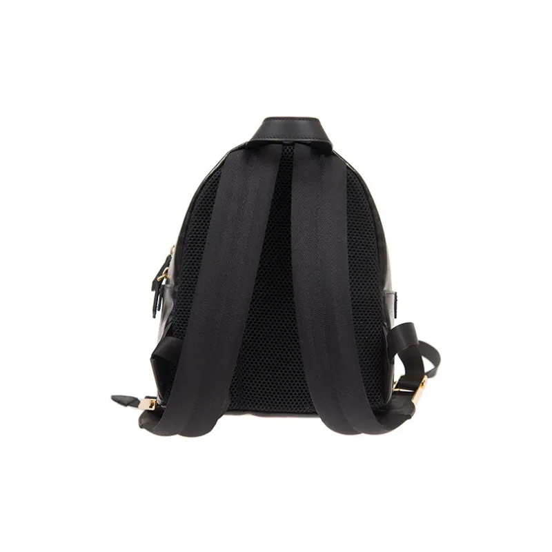 FENDI Cow Leather Backpack Men's Black-1