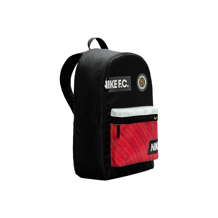 Nike Polyester Backpack Regular Unisex Black Red-1