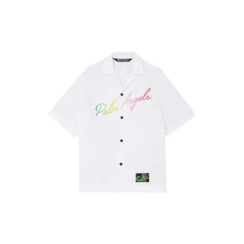 PALM ANGELS Miami Bowling Shirt 