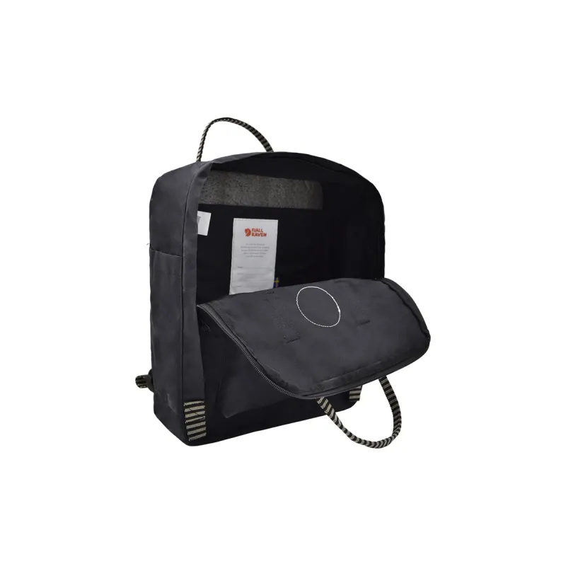 Fjallraven Kanken Cotton Backpack Regular Men's Black-3