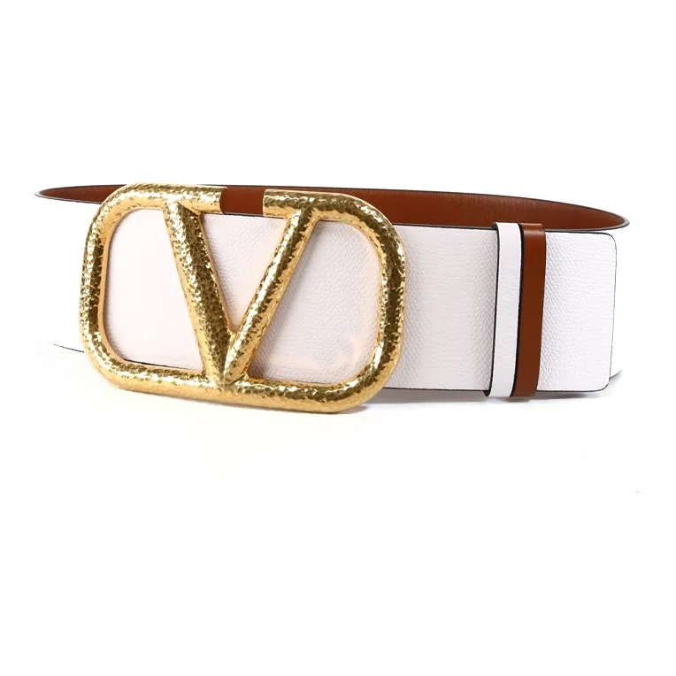 Valentino Leather Belts Women's Brown, White-1