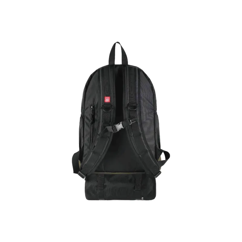 Rough Enough Polyamide Backpack Regular Unisex Black/Army Green-2