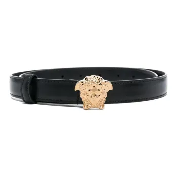 VERSACE La Medusa Leather Belt