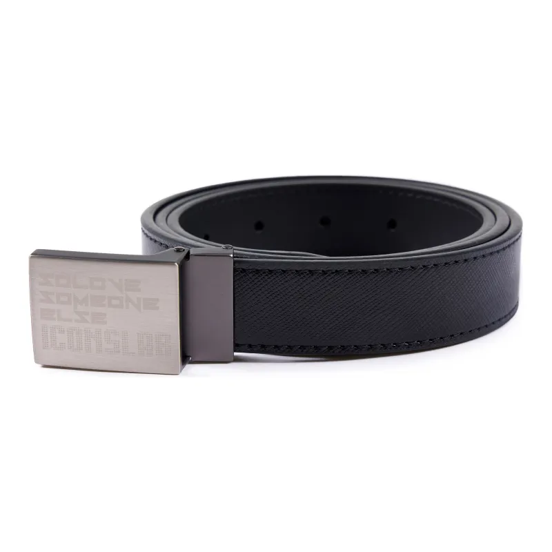 ICONS Lab Leather Belts Unisex Silver-1