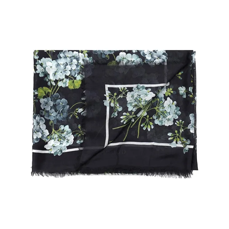 GUCCI Blooms 400 Silk Scarf-3