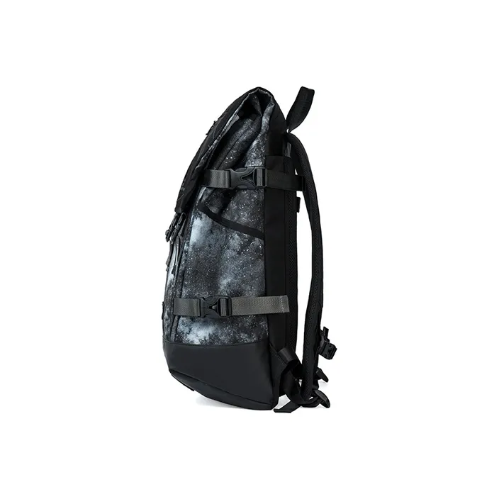 COMBACK Polyamide Laptop Bag Backpack Tubas Unisex Black/White/Gray-2
