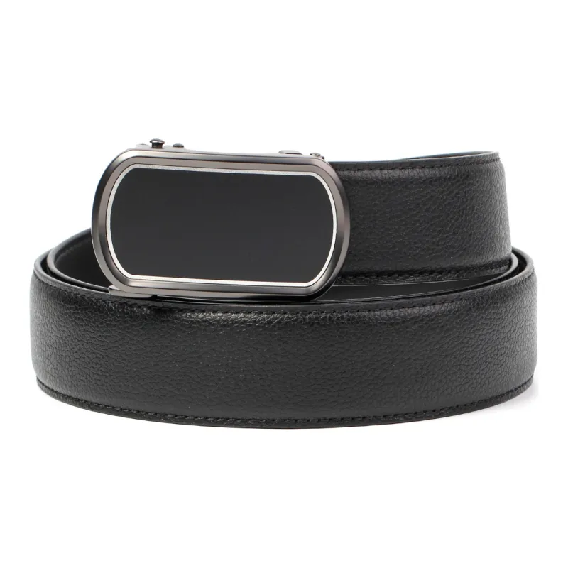 MUSTKOO Cow Leather Belts Men's 3.5cm-2