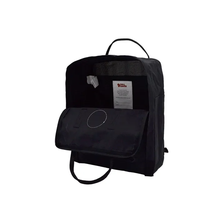 Fjallraven Kanken Polyester Backpack Medium Size Unisex Black-3
