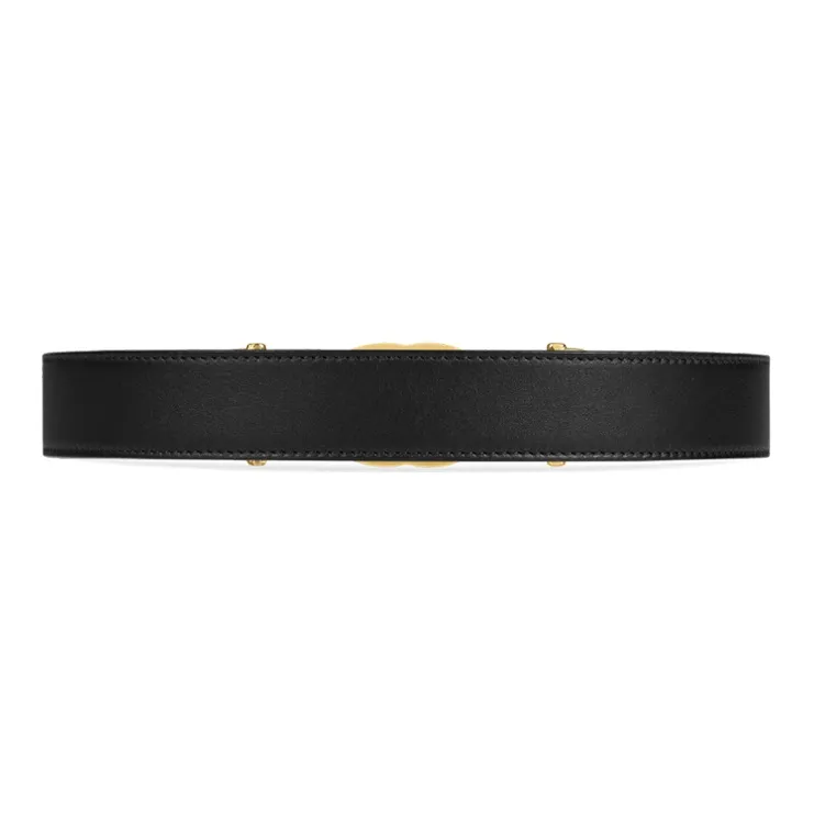GUCCI Interlocking G Horsebit Belt Leather-1