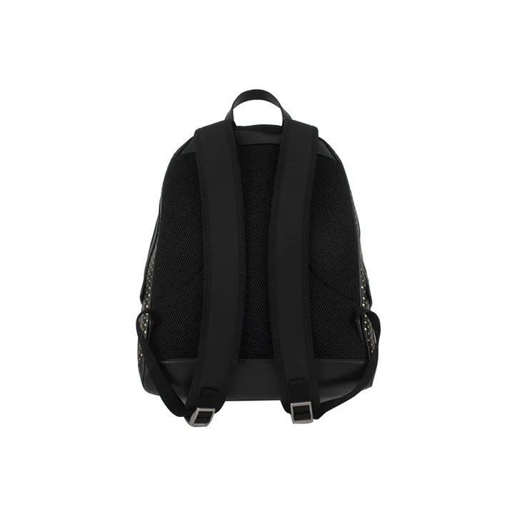 GUCCI Leather Backpack Large Size Men's Black-2