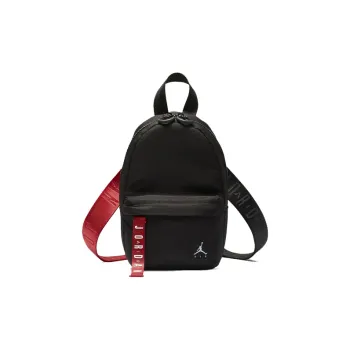 Jordan Polyester Crossbody Bag Backpack Regular Unisex Black