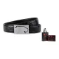 Black Strap Silver Buckle+Premium Box