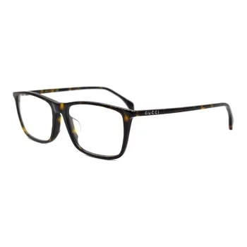 GUCCI Tortoiseshell Rectangle-frame Glasses