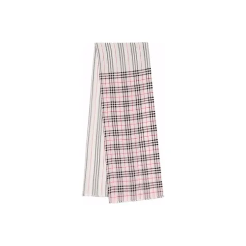 Burberry VINTAGE Series Silk Scarves Women's Stone Pink