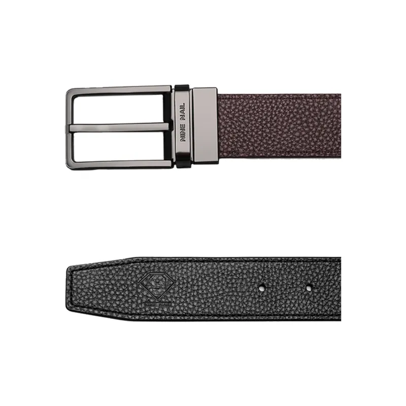 NINE NAIL Leather Belts Men-16