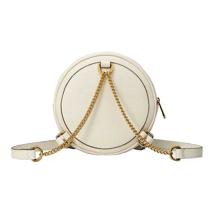 GUCCI Ophidia Fabric Backpack Mini Women's White-3