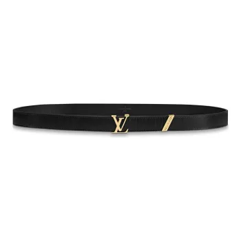 LOUIS VUITTON Initiales Leather Belts Women's