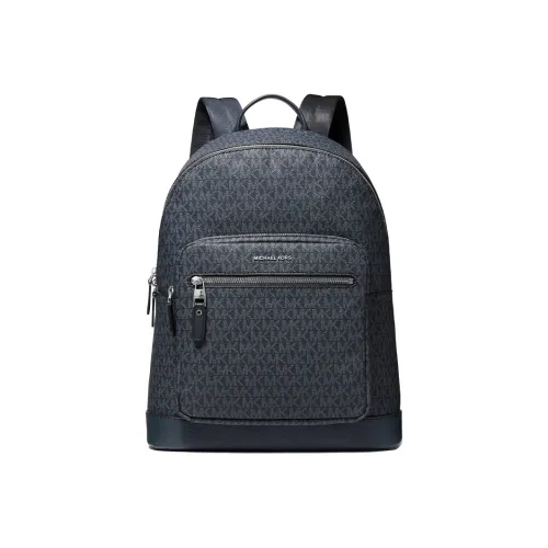 MICHAEL KORS MK Hudson Artificial Leather With Textile Backpack Regular Men's Marine Blue