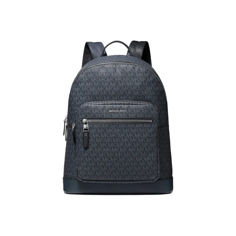 MICHAEL KORS MK Hudson Artificial Leather With Textile Backpack Regular Men's Marine Blue-0