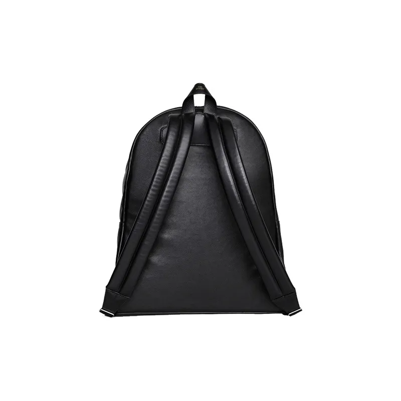 CELINE Cow Leather Backpack Medium Size Men's Black-4
