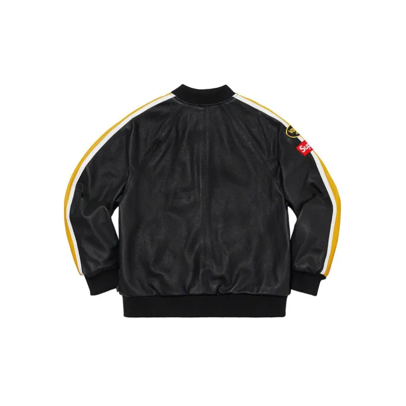 Supreme Vanson Leathers Perforated Bomber Jacket-1